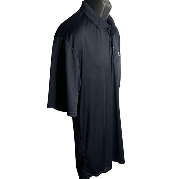 Palms Las Vegas Polo Shirt M Black Knit Embroidered Short Sleeve Three Button - Picture 6 of 6